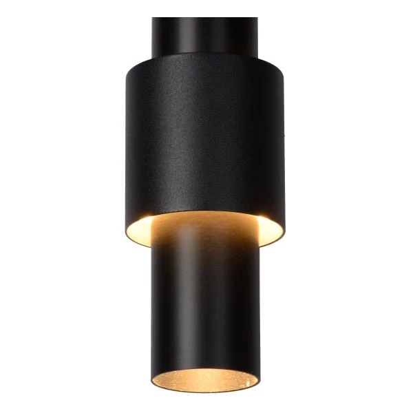 Lucide MARGARY - Lámpara colgante - LED Regul. - 5x4,2W 2700K - Negro - DETAIL 2